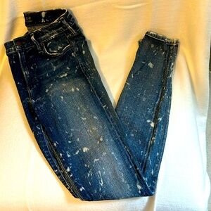 Citizens of Humanity, ‘Rocket’, High Rise, splatter paint skinny jean